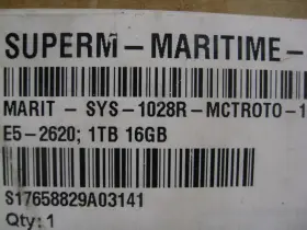 Sys-1028r-mctroto Supermicro Sys-1028r-mctr 1u Rackmout Without Ptimized X10drl-ct