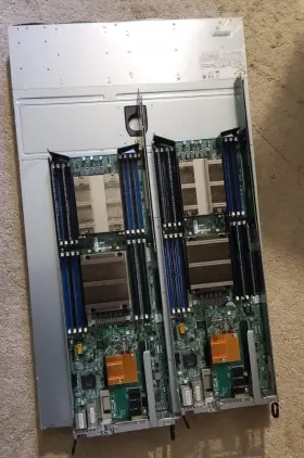 Sys-1028tp-dtr Supermicro 809h-10 1u Twin Pro Server 128gb Ram 1tb Rom 4x Intel Xeon E5-2660