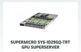 Sys-1029gq-trt Supermicro 1u Gpu Server Barebone Chassis Unopened / New Old St