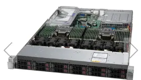 Sys-120u-tnr Supermicro Cloud Computing Server 12x Nvme 2x Xeon Icelake 6338n 64 Cores 512gb 4x Pcie 4.0