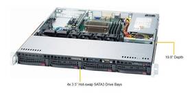 Supermicro Sys-5019s-mt 1u 350w Server - X11ssh-tf 813mftqc-350cb