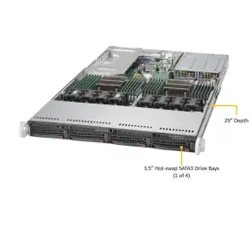 Sys-6018u-tr4 Supermicro 6018u-tr4 X10dru-i 2x Intel Xeon E5-2690v4 2.6ghz 64gb 1u Server