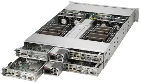 Sys-6027tr-d71frf Supermicro Quad Node 256gb Superserver 6027tr-htqrf Server 2u Twin 12 Drive Bays