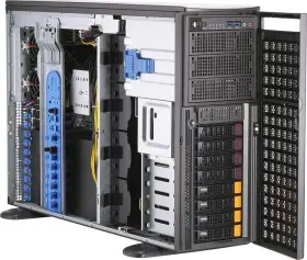 Sys-740gp-tnrt Supermicro Superserver Dp Intel Tower Workstation With 4 Gpus