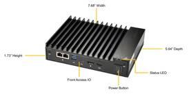 Supermicro Sys-e100-9s-l Fanless Box Pc E101-01 X11ssn-l I3-7100u