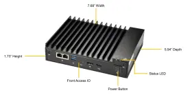 Sys-e100-9s-l Supermicro Fanless Box Pc E101-01 X11ssn-l I3-7100u