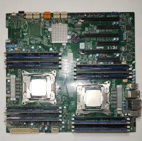 E5-2640 Supermicro X10dai 2 X Intel Xeon V3 2.60 Ghz Motherboard With 32gb Ram Pc4