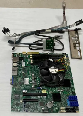 X10sl7-f Supermicro Lga 1150 Server Motherboard With Heat Sink Memories &io Shiel