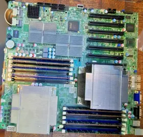 Lga1366 Supermicro X8dth-6 Dual 2x Xeon X5658 32gb Ecc Ram Heatsinks
