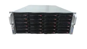 E5-4650 Supermicro X9qri-f Lot Of 2 4u 4x 2.7ghz 1tb Ram 3x 9220 24x Trays