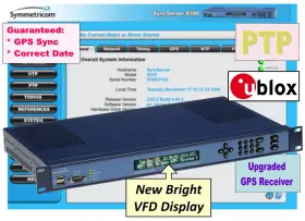 1520r-s350 Symmetricom Ptp Syncserver S350 Ublox Upgraded Gps Ntp Network Time Server 10mhz