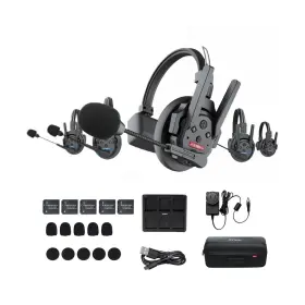 Xh-xpro5 Synco Xtalk Xpro5 X5 5-person Wireless Intercom Headset System With Microphon