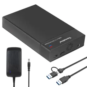 Tcc-s8 Tccmebius External Hard Drive Enclosure Usb 3.0 Docking Station For 2.5 3.5 Inch Sata H