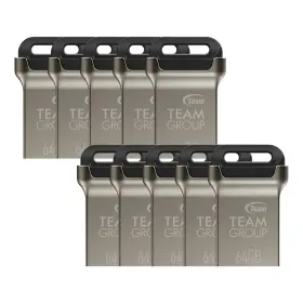 Tc162364gb23 Teamgroup C162 64gb 10 Pack Usb 3.2 Gen 1 3.1/3.0 Mini Fits Metal Read