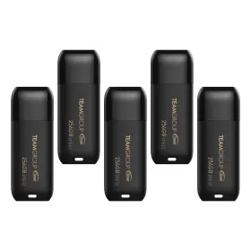 Tc1753256gb21 Teamgroup C175 256gb 5 Pack Usb 3.2 Gen 1 3.1/3.0 Read 100mb/s Flash Th