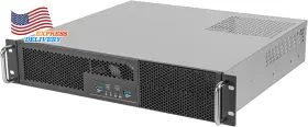 Technology 445010887884 Rm23-502-mini 2u Dual 5.25ftft Drive Bay Micro-atx Rackmount Server Chassis