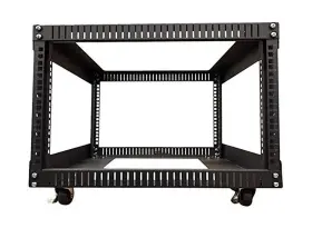 Techtoo 059116553578 Server Rack 6u Standing Open Frame With 4 Wheels Posts 19inch E