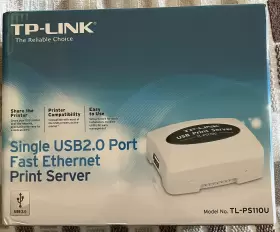 Tl-ps110u Tp-link Single Usb 2.0 Port Ethernet Print Server- Pre Owned