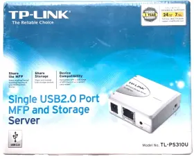 Tl-ps310u Tp-link Single Usb2.0 Port Mfp Print And Storage Server Supports 4-po