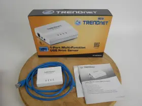 Te100-mfp1 Trendnet 1-port Multi-function Usb Print Server With Cable Box Manual
