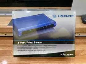 Te100-p21 Trendnet 3 Port Print Server Te100-p21/a Brand New