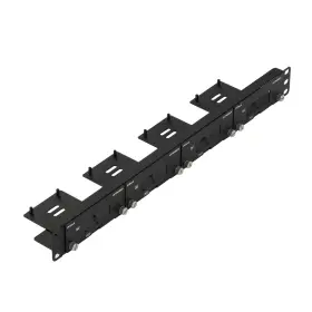 U6195 Uctronics Front Removable 1u Rack Mount For Raspberry Pi With 4 Mounting Bra