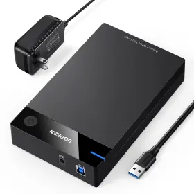 50423 Ugreen External Hard Drive Enclosure For 3.5 2.5 Inch Sata Ssd Hdd Usb 3.0 To