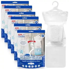 Choice-004 W&e Choice Moisture Absorbers Hanging Bag For Your Closet Dehumidifier Bags