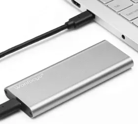 Wuc0102 Wanfocyu Usb Type-c M.2 Nvme Ssd Enclosure Adapter 3.1 Gen 2 10gbps Solid Grey