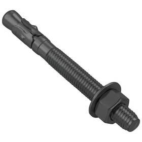 Wensilon Bxgcx13 10pcs 3/8x4 Inch Standard Fasteners For Heavy-duty Black Wedge Ancho