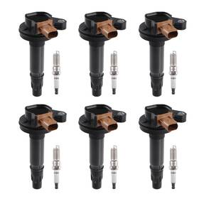 X Autohaux A23120500ux0405 1 Set Ignition Coils Pack No.bl3z-12029-c For Expedition V6 3.5l 2