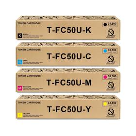 Zeejet T-fc50u Tfc50u Toner Cartridges Replacement For Toshiba T-fc50u-k T-fc50u-c T