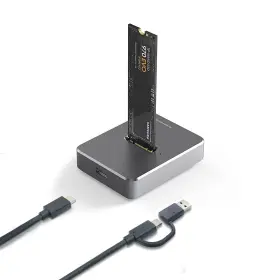 Pgd7413 Zoravson Usb C M.2 Nvme Sata Ssd Enclosure 3.1 Gen 2 10gbps High Speed To