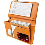Mymazn Server Book With Zipper And Magnetic Pocket, Cute Waitress Big, Orange New. Price: $15.35.