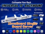 Zimaboard Single Server 19" Rackmount 1U - Mix & Match With Other Devices New. Price: $39.99.