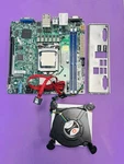 Supermicro X12STL-IF Motherboard W/ Heatsink + I/i Shield Used. Price: $240.00.