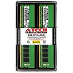 A-tech 8GB Kit 2X 4GB PC4-25600 Dimm DDR4 3200 1.2V Non-ecc Desktop Memory Ram New. Price: $66.39.