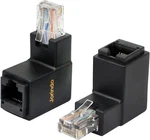 RJ45 Right Angle Ethernet Adapter Up Cerrxian 2 Pack New. Price: $18.37.