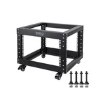 Riveco 6U Open Frame Server Rack With Wheels- Heavy Duty 4 Post Quick Assembl... New. Price: $182.68.