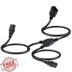 Wininks C14 To C13 Y Splitter Power Cord 3FT 250V/13A New. Price: $27.99.
