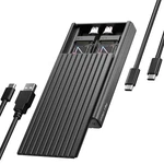 Dual M.2 Nvme Ssd Enclosure, Icy Box 20GBPS Usb To M2 Adapt... New. Price: $52.14.