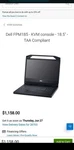 Dell FPM185 1U 18.5" 1098-001 Kmm Server Console Led Monitor 520-884-535 C0NNT New. Price: $489.99.
