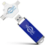 Thephotostick Omni Usb Flash Drive & Memory 256GB, Blue New. Price: $254.76.