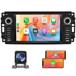 Radio Stereo 7 Inch 64GB Touch Screen Wireless Carplay Android Auto Junsun New. Price: $209.99.