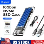 Orico 10GBPS M.2 Nvme Ssd Case Hard Drive Enclosure Uasp Type 3.1 Gen Ke New. Price: $12.79.