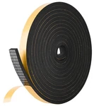 Kikerike Self Adhesive Foam Tape Weatherstrip 1/2IN X 1/4IN 16.5FT, Black New. Price: $14.18.