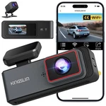 Kingslim E4 4K Dash Front And Rear Wifi 1080P Dual Camera New. Price: $63.73.