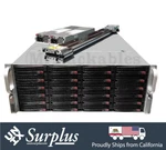 Supermicro 45 Bay Expansion Server Shelf 847E16-RJBOD1 All Caddies W/ Rails Used. Price: $999.00.