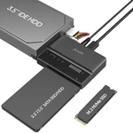 Alxum Nvme M.2 Sata Ide Ssd Enclosure External 3 In Tool-free PCIE-10GBPS U... New. Price: $52.03.