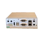 Moxa V2201-E4-T X86 Embedded Computer Intel Atom E3845 Fanless Din-rail 9-36VDC Used. Price: $450.00.